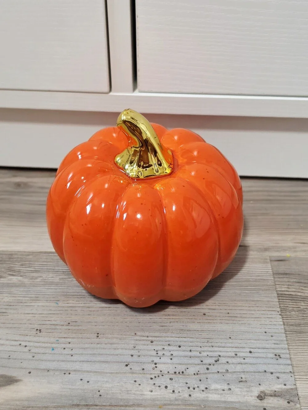 Target Bullseye Playground Halloween 2026 Ceramic Pumpkin - Orange & Gold
